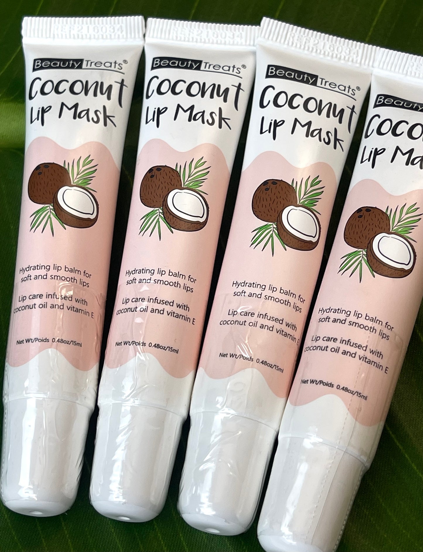 Beauty treat coconut lip mask with vitamin E