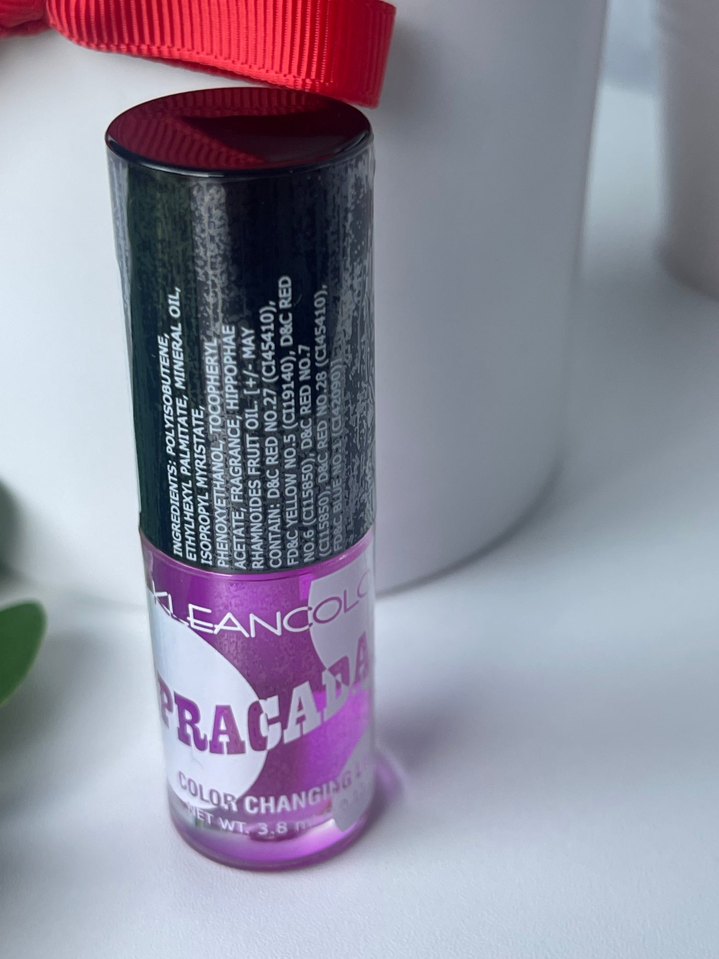 Kleanolor lipracadabra color changing lip oil