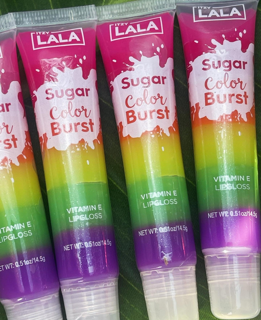 Itzy Lala sugar color burst lipgloss Lmbeautyscoopsmix